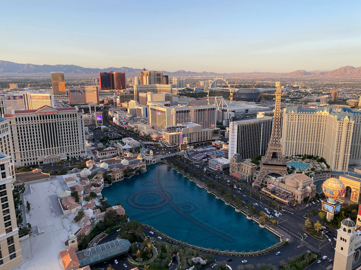 Las Vegas skyline — HK Security Services serves the greater Las Vegas and Henderson area