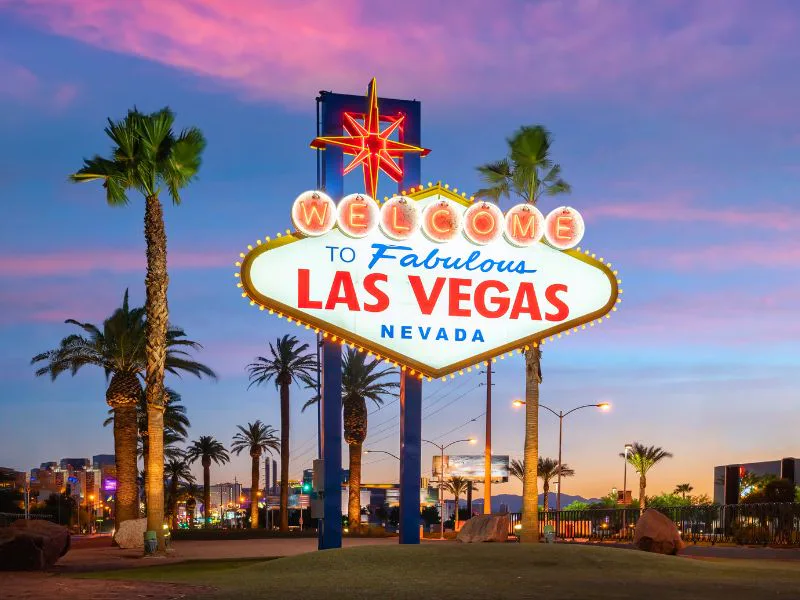 Welcome to Las Vegas sign